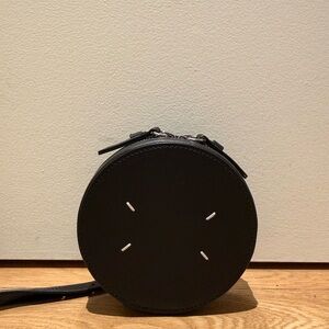 Margiela Micro Circle Leather Crossbody Bag